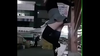 Asian girl riding dildo in public, what is her name