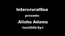 Sensual Yoga session with Alisha Adams doing assjobs and thighjobs